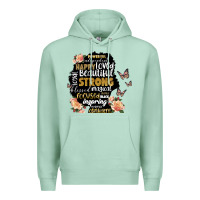 Seafoam black woman silhouette Premium Hoodie - Artiststas