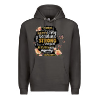 Smoke black woman silhouette Premium Hoodie - Artiststas