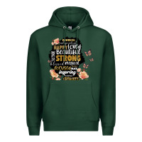 Sports Green black woman silhouette Premium Hoodie - Artiststas