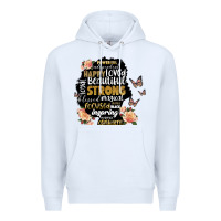 White black woman silhouette Premium Hoodie - Artiststas