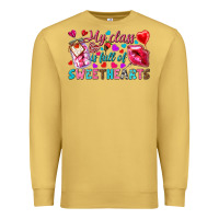 Antique Gold my class is full of sweethearts Premium Sweatshirt - NancyCooperArtShop