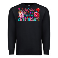 Black my class is full of sweethearts Premium Sweatshirt - NancyCooperArtShop
