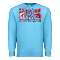 Ocean Blue my class is full of sweethearts Premium Sweatshirt - NancyCooperArtShop