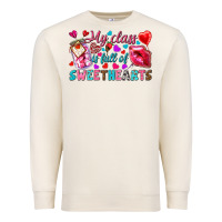 Sandshell my class is full of sweethearts Premium Sweatshirt - NancyCooperArtShop