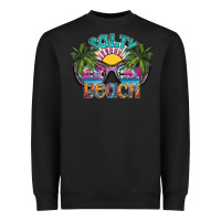 Black salty beach Heavyweight Sweatshirt - SublimationCraftShop