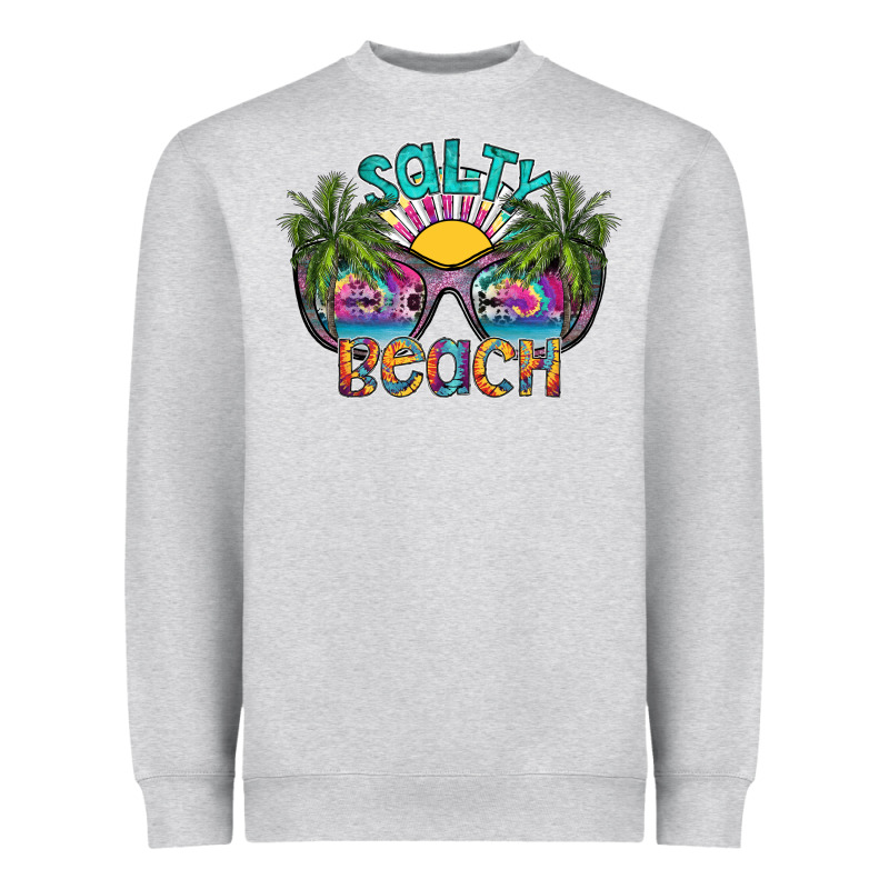 Salty Beach Heavyweight Sweatshirt by SublimationCraftShop | Teevron