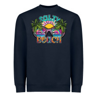 Navy salty beach Heavyweight Sweatshirt - SublimationCraftShop