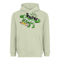 Matcha teacher saurus Heavyweight Hoodie - MaliasSmallBusiness