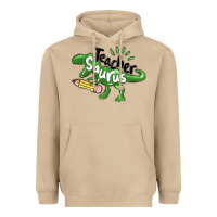 Mushroom teacher saurus Heavyweight Hoodie - MaliasSmallBusiness