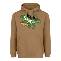 Toasted Coconut teacher saurus Heavyweight Hoodie - MaliasSmallBusiness