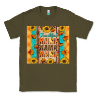 Army Green Thankful mama mama mama Classic Tee - Artiststas