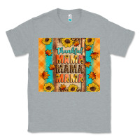 Heather Grey Thankful mama mama mama Classic Tee - Artiststas