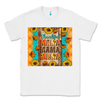 White Thankful mama mama mama Classic Tee - Artiststas