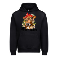 Black Cute Heifer Urban Hoodie - texasbilliewilder