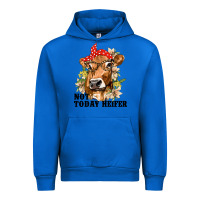 Cobalt Cute Heifer Urban Hoodie - texasbilliewilder