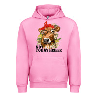 Fuchsia Pink Cute Heifer Urban Hoodie - texasbilliewilder