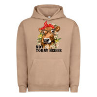 Pigment Burro Cute Heifer Urban Hoodie - texasbilliewilder