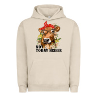 Pigment French Oak Cute Heifer Urban Hoodie - texasbilliewilder