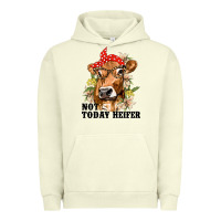 Pigment Pistachio Cute Heifer Urban Hoodie - texasbilliewilder