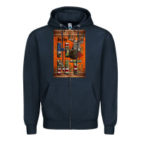 Navy Western On The Hunt Deer Zipper Hoodie - LillyAllenDesigns
