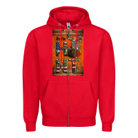 Red Western On The Hunt Deer Zipper Hoodie - LillyAllenDesigns