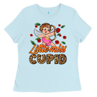 Baby Blue little miss cupid Ladies Tee - AdoDesignShop