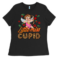 Black little miss cupid Ladies Tee - AdoDesignShop