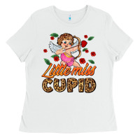 White little miss cupid Ladies Tee - AdoDesignShop