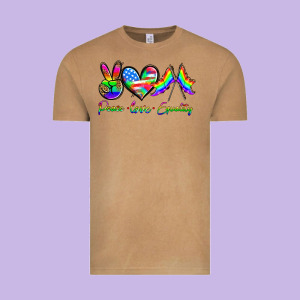 Peace Love Equality Vintage Tee Designed By Hra Design Shop
