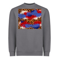 4th Of July Usa Flag Leopard 20oz Tumbler Heavyweight Sweatshirt | Teevron