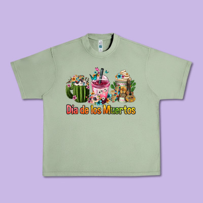 Mexican Día De Los Muertos Coffee Cups Urban Heavy Tee Designed By Fadigitalartstudio