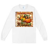 White pumpkin spice junkie tumbler Long Sleeve Tee - BundleAndBundleShop
