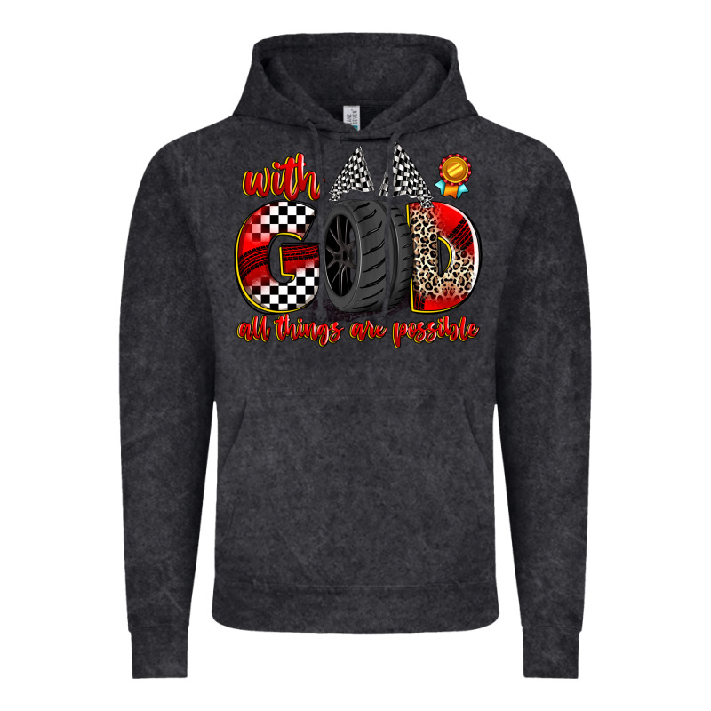 With God All Things Are Possible Vintage Hoodie by Zillion Design Studio | Teevron