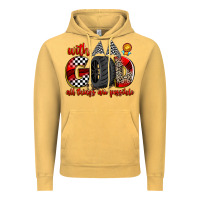 Vintage Mustard with god all things are possible Vintage Hoodie - Zillion Design Studio