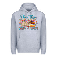 Heather Grey i love them thick and spicy Premium Hoodie - Artiststas