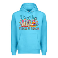 Ocean Blue i love them thick and spicy Premium Hoodie - Artiststas