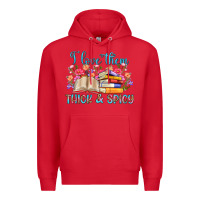 Red i love them thick and spicy Premium Hoodie - Artiststas