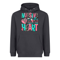 Smoke nursing is a work of heart Heavyweight Hoodie - NancyCooperArtShop