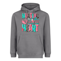 Storm nursing is a work of heart Heavyweight Hoodie - NancyCooperArtShop