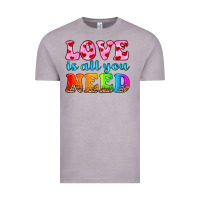 Vintage Zinc love is all you need Vintage Tee - HRA Design Shop