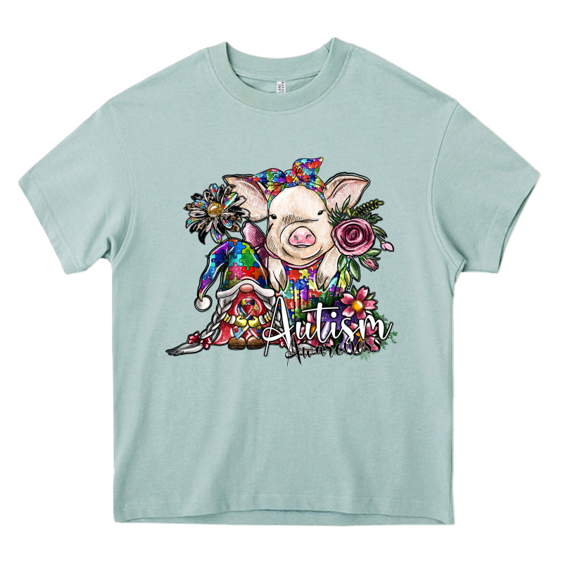 Autism Awareness3 Heavy Core Tee by SublimationCraftShop | Teevron