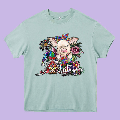 Autism Awareness3 Heavy Core Tee Designed By Sublimationcraftshop