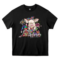 Black autism awareness3 Heavy Core Tee - SublimationCraftShop