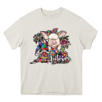 Cream autism awareness3 Heavy Core Tee - SublimationCraftShop