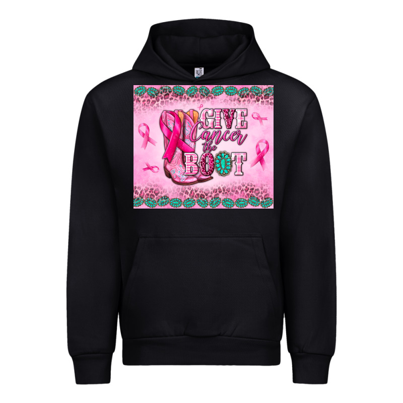 Give Cancer The Boot Urban Hoodie by NancyCooperArtShop | Teevron
