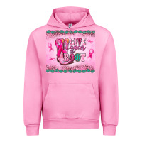 Fuchsia Pink Give Cancer the boot Urban Hoodie - NancyCooperArtShop