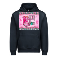 Navy Give Cancer the boot Urban Hoodie - NancyCooperArtShop