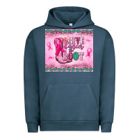 Pigment Midnight Navy Give Cancer the boot Urban Hoodie - NancyCooperArtShop