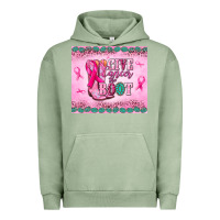 Pigment Oil Green Give Cancer the boot Urban Hoodie - NancyCooperArtShop