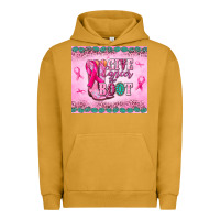 Pigment Peanut Butter Give Cancer the boot Urban Hoodie - NancyCooperArtShop